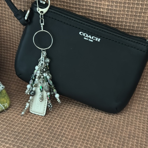 Artisan crafted bag charm with Coach tag - Picture 3 of 3